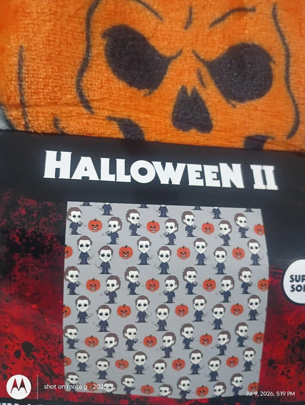 Michael Myers  Queen Halloween II Blanket Throw TikTok NEW Mike Meyers Horror